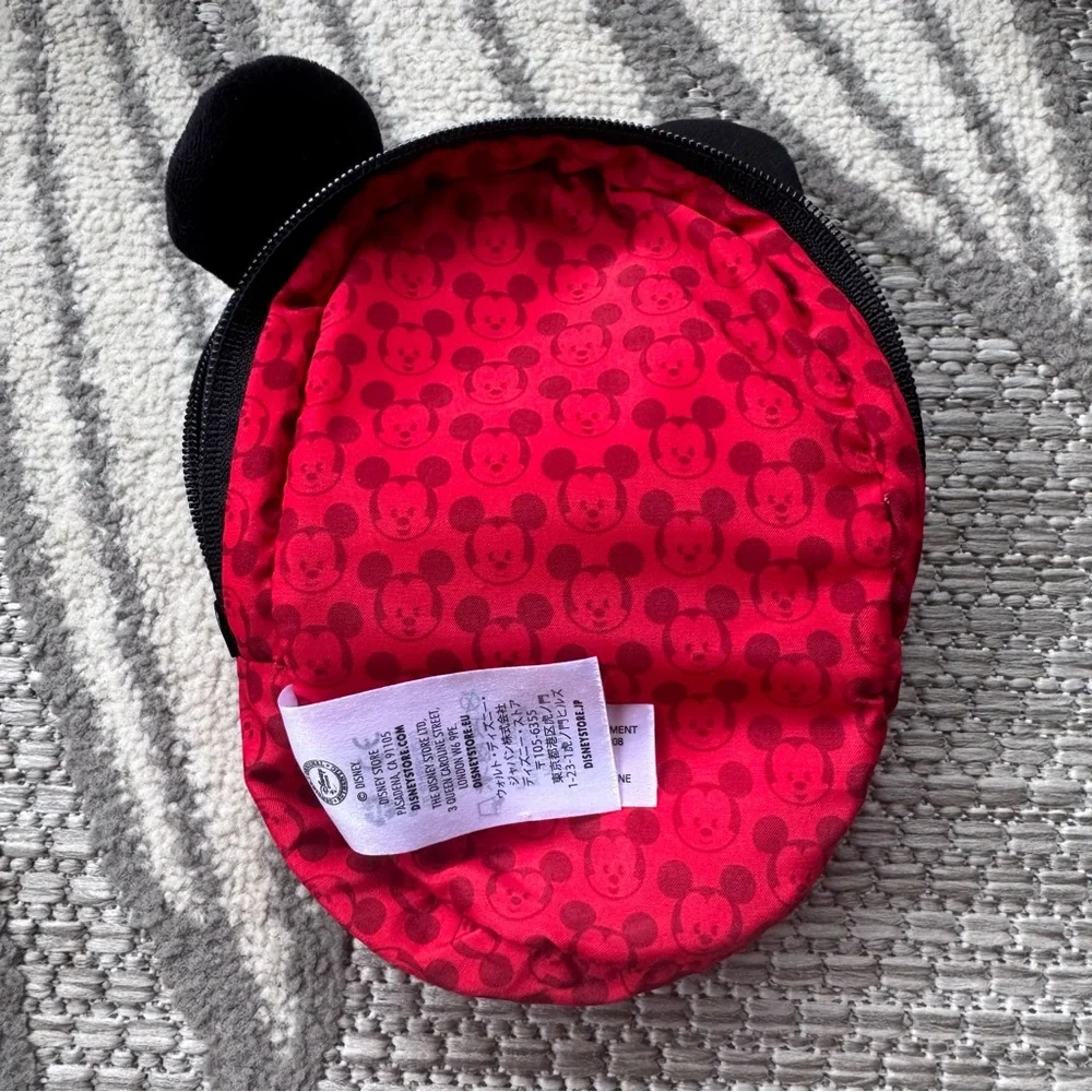 The Disney Store‎ Baby Mickey Mouse Zip Up Pouch Bag